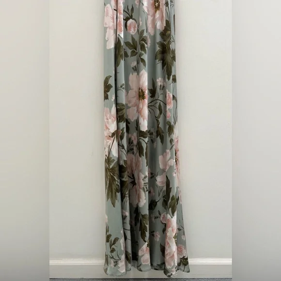 Reformation Pernille Silk Gown in Fauna Size S - Picture 4 of 16